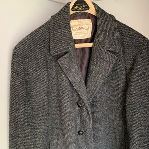 Vintage Harris Tweed Overcoat
